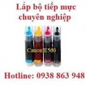 Lắp bộ tiếp mực ngoài máy in Canon E560